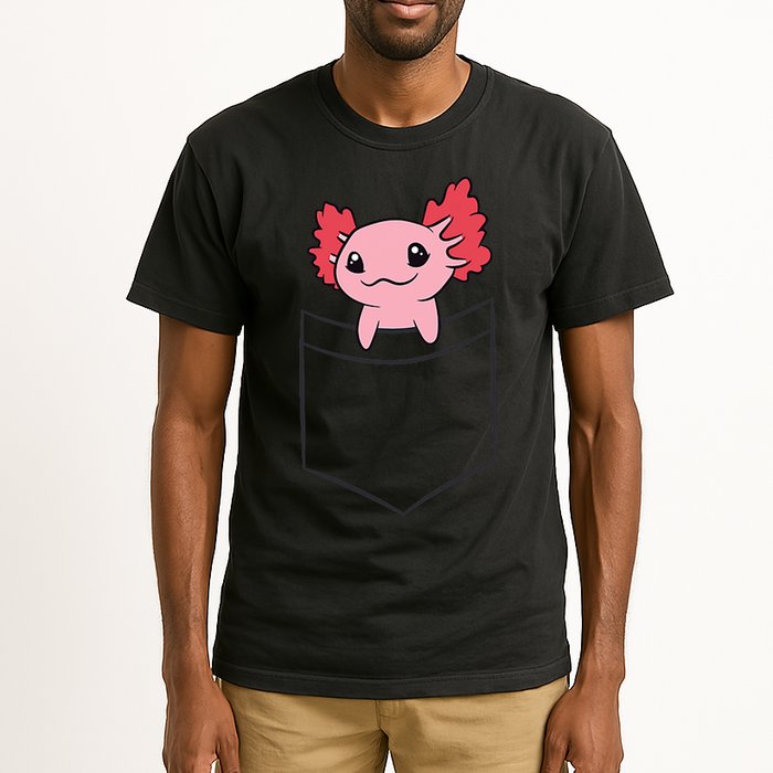 Axolotl In The Pocket Cute Baby Axolotl Tall T-Shirt
