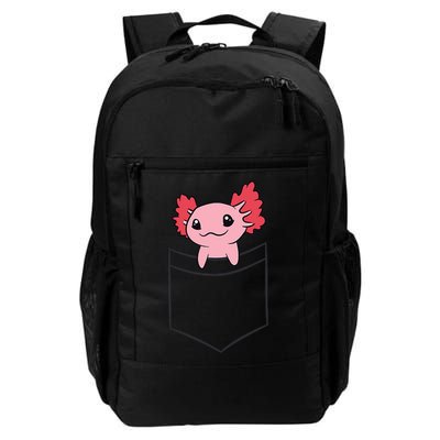 Axolotl In The Pocket Cute Baby Axolotl Backpack