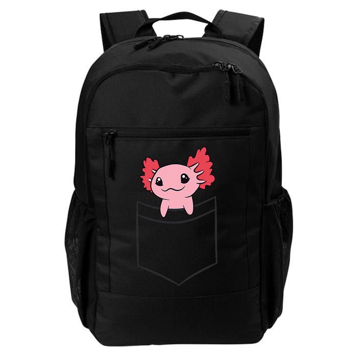 Axolotl In The Pocket Cute Baby Axolotl Backpack