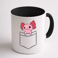 Axolotl In The Pocket Cute Baby Axolotl Mug