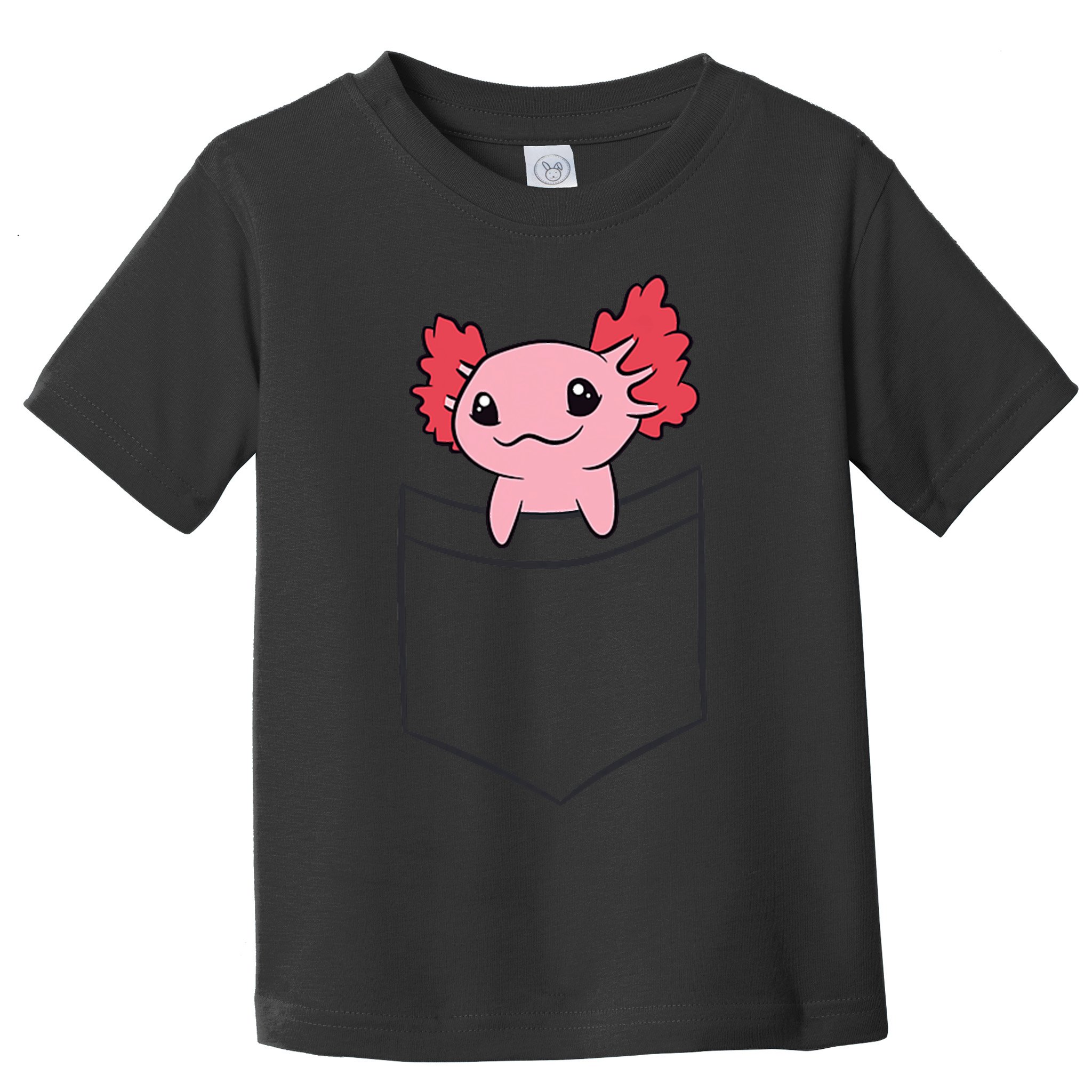Axolotl In The Pocket Cute Baby Axolotl Toddler T-Shirt