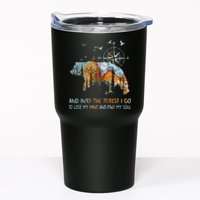 And Into The Forest I Go To Lose My Mind Camping Bear Tumbler