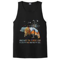 And Into The Forest I Go To Lose My Mind Camping Bear PosiCharge Competitor Tank