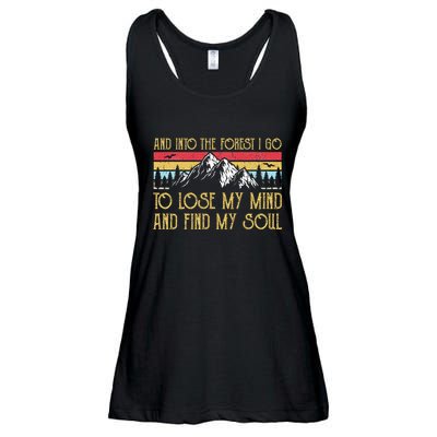 And Into The Forest I Go To Lose My Mind And Find My Soul Ladies Essential Flowy Tank