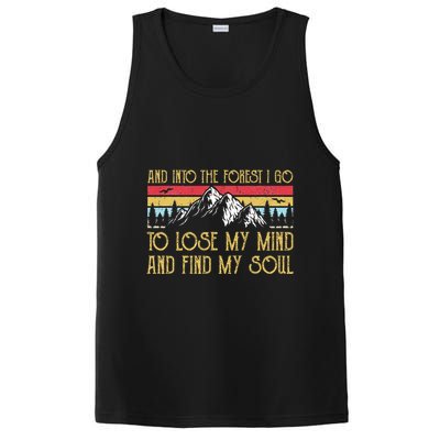 And Into The Forest I Go To Lose My Mind And Find My Soul PosiCharge Competitor Tank
