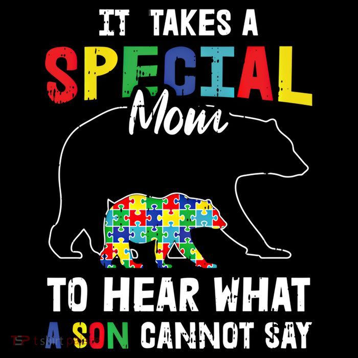 Autism It Takes A Special Mom To Hear What A Son Cannot Say Gift Youth Performance Sprint T-Shirt