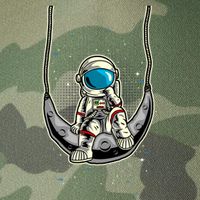 Astronaut In The Moon Legacy Tie Dye Trucker Hat