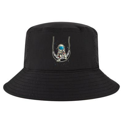 Astronaut In The Moon Cool Comfort Performance Bucket Hat