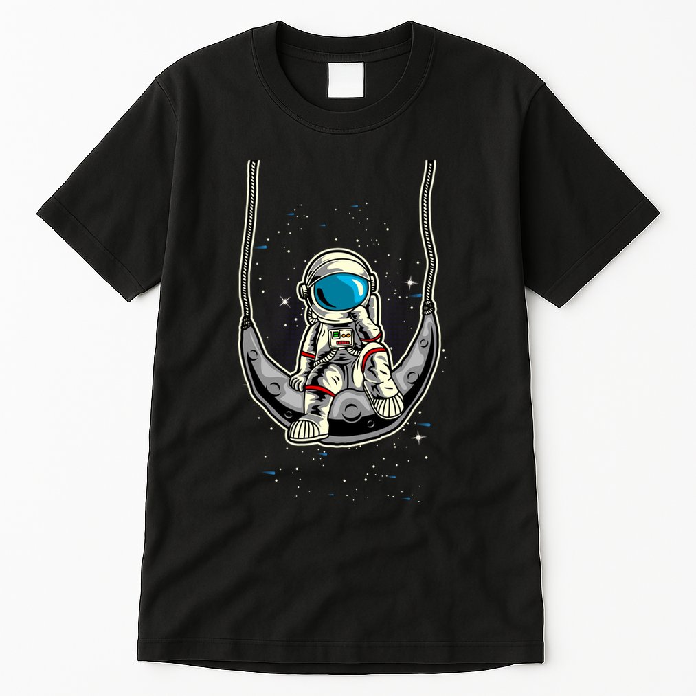 Astronaut In The Moon Tall T-Shirt