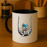 Astronaut In The Moon Mug
