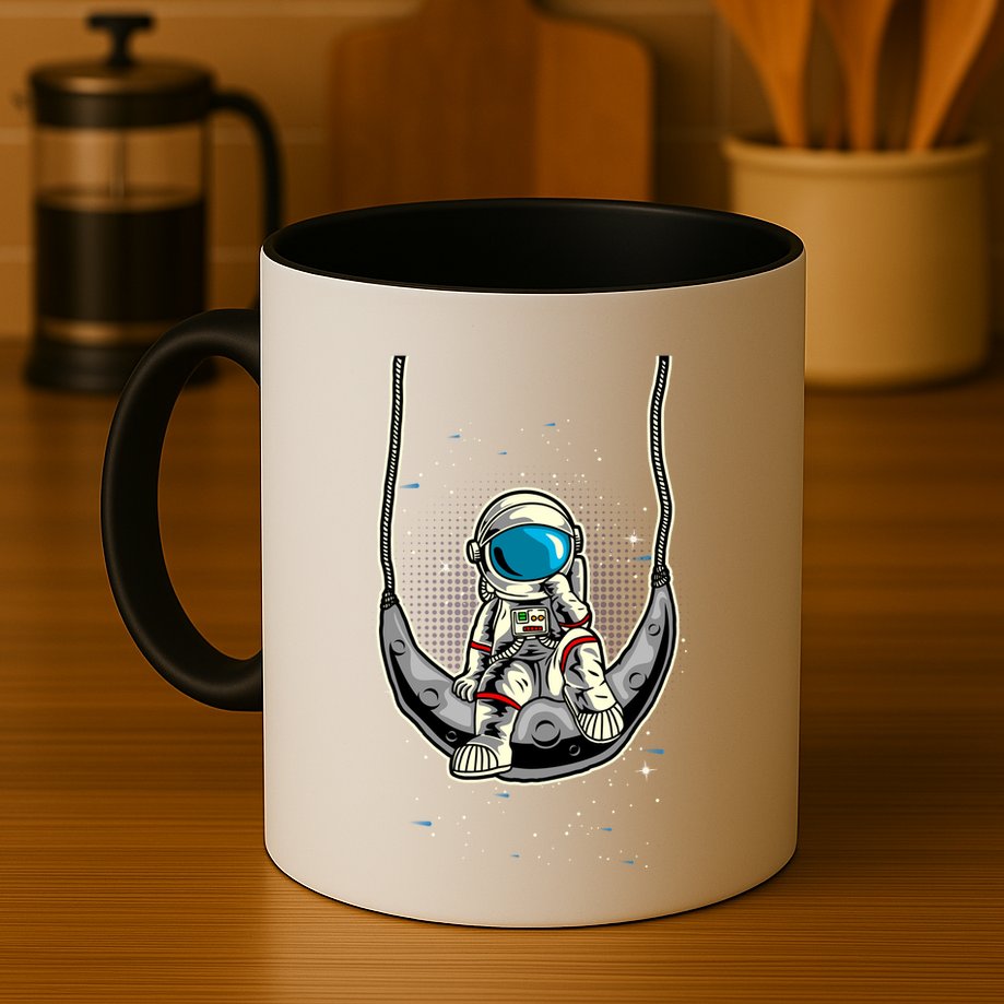 Astronaut In The Moon Mug