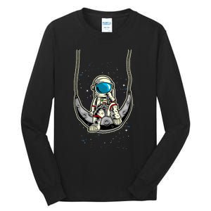 Astronaut In The Moon Tall Long Sleeve T-Shirt