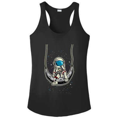 Astronaut In The Moon Ladies PosiCharge Competitor Racerback Tank