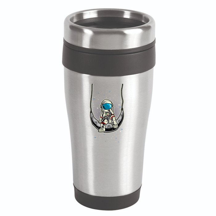 Astronaut In The Moon 16oz Travel Tumbler