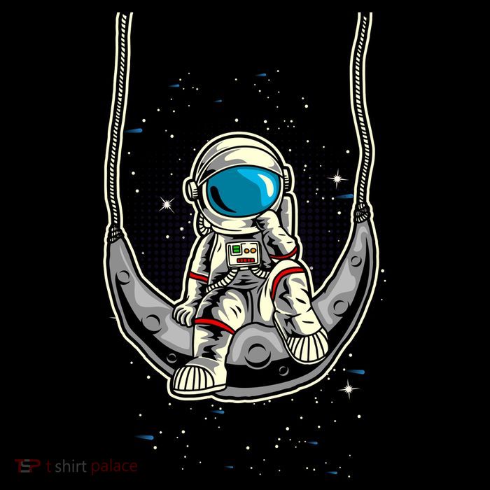 Astronaut In The Moon Cooling Performance Long Sleeve Crew