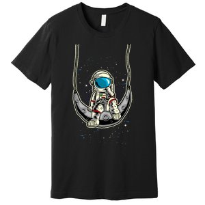 Astronaut In The Moon Premium T-Shirt