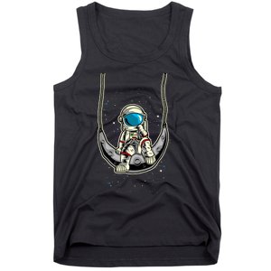 Astronaut In The Moon Tank Top