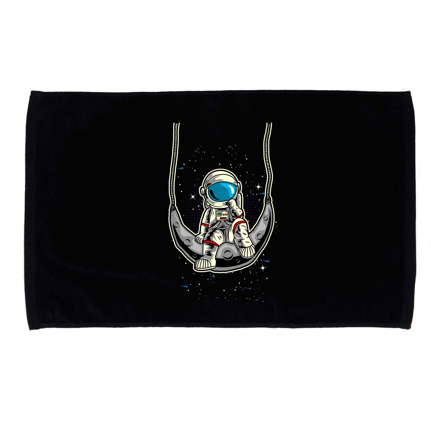 Astronaut In The Moon Microfiber Hand Towel