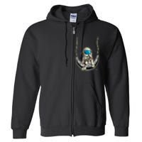 Astronaut In The Moon Full Zip Hoodie