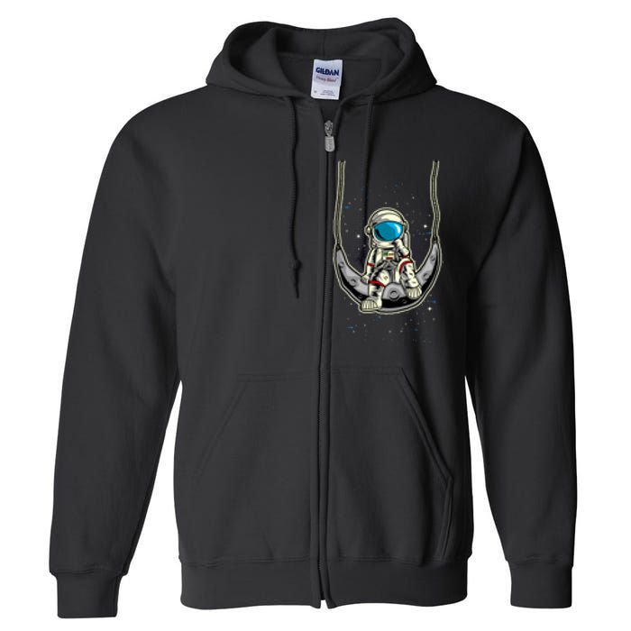 Astronaut In The Moon Full Zip Hoodie