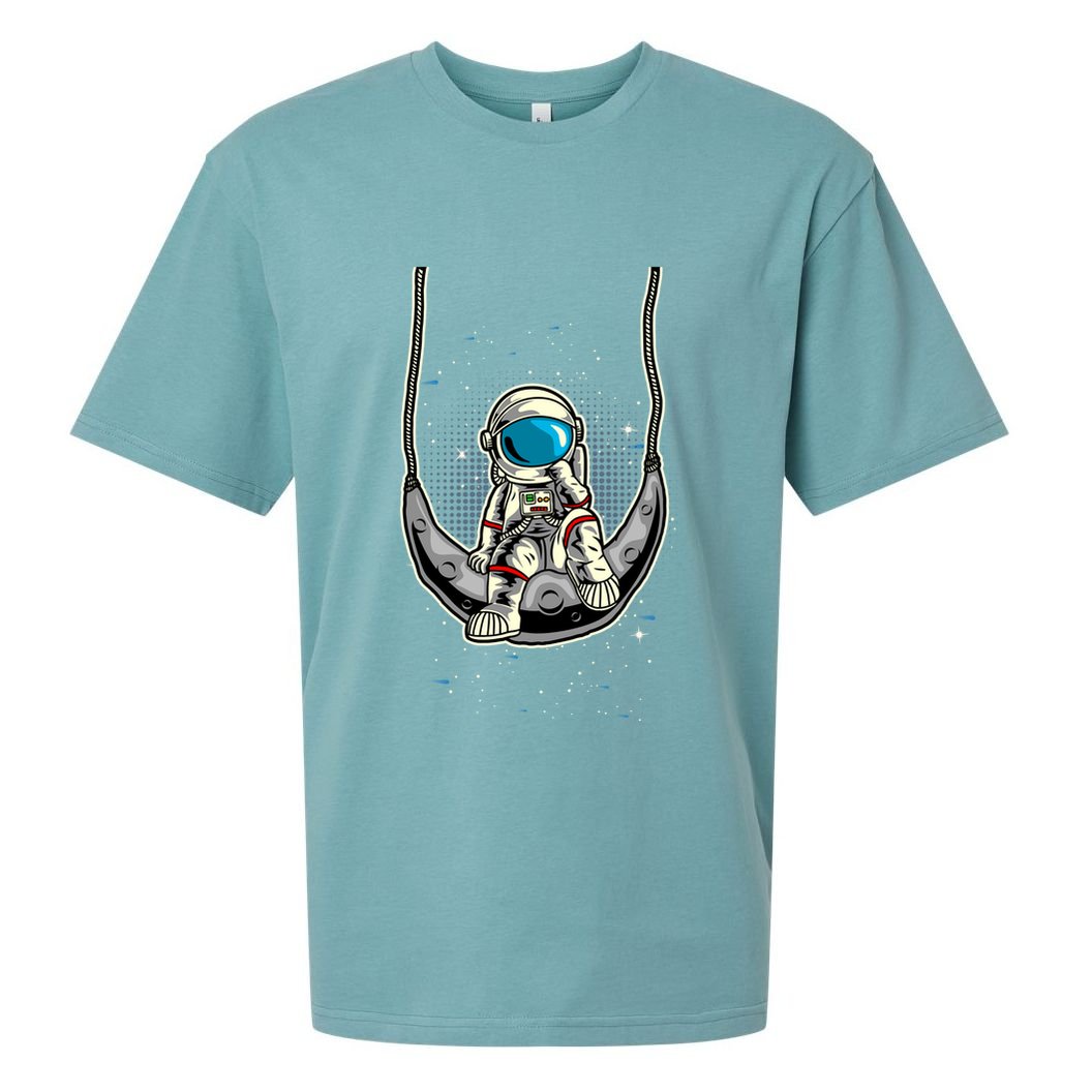 Astronaut In The Moon Sueded Cloud Jersey T-Shirt