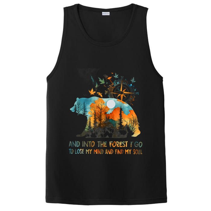 And Into The Forest I Go To Lose My Mind Camping PosiCharge Competitor Tank