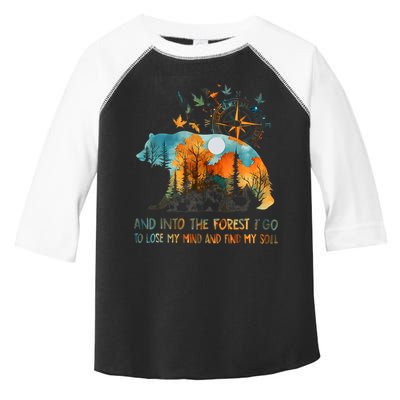 And Into The Forest I Go To Lose My Mind Camping Toddler Fine Jersey T-Shirt