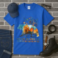 And Into The Forest I Go To Lose My Mind Camping Tall T-Shirt