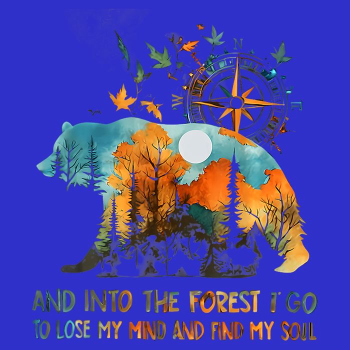 And Into The Forest I Go To Lose My Mind Camping 16 in Basic Backpack