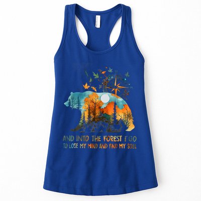 And Into The Forest I Go To Lose My Mind Camping Womens Tank Top