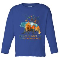 And Into The Forest I Go To Lose My Mind Camping Toddler Long Sleeve Shirt