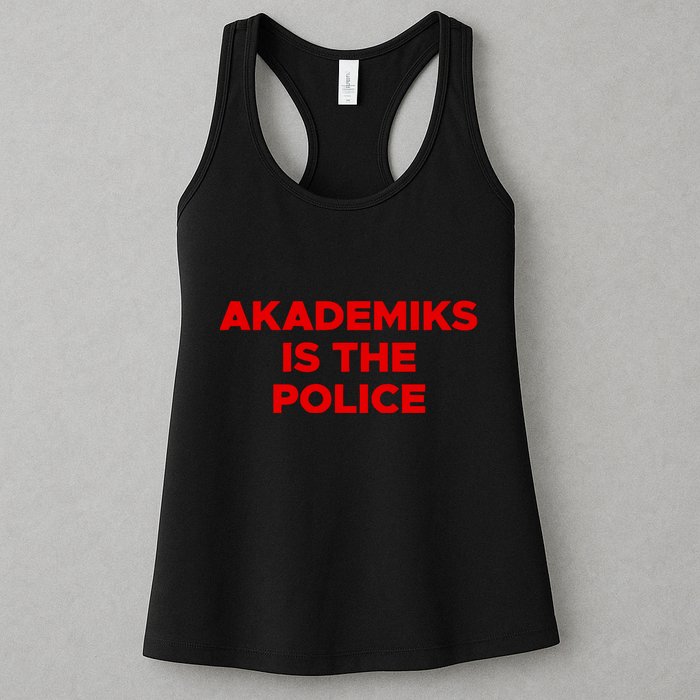 Akademiks Is The P.O.L.I.C.E Womens Tank Top