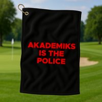 Akademiks Is The P.O.L.I.C.E Golf Towel