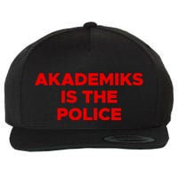 Akademiks Is The P.O.L.I.C.E Wool Snapback Cap