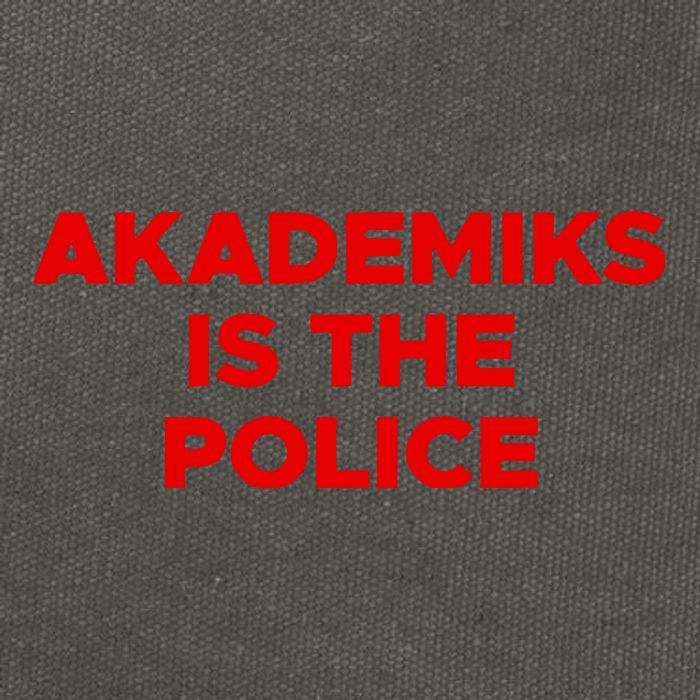 Akademiks Is The P.O.L.I.C.E Cotton Canvas Backpack