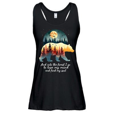 And Into The Forest I Go To Lose My Mind And Find My Soul Ladies Essential Flowy Tank