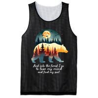 And Into The Forest I Go To Lose My Mind And Find My Soul Mesh Reversible Basketball Jersey Tank
