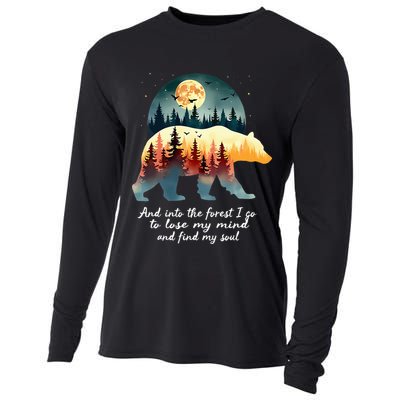 And Into The Forest I Go To Lose My Mind And Find My Soul Cooling Performance Long Sleeve Crew