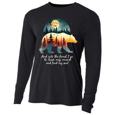 And Into The Forest I Go To Lose My Mind And Find My Soul Cooling Performance Long Sleeve Crew