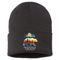 And Into The Forest I Go To Lose My Mind And Find My Soul Sustainable Knit Beanie