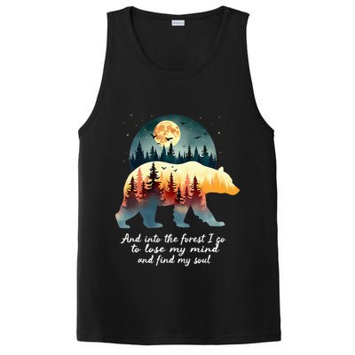 And Into The Forest I Go To Lose My Mind And Find My Soul PosiCharge Competitor Tank
