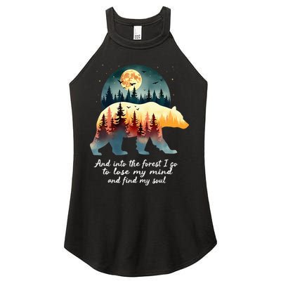 And Into The Forest I Go To Lose My Mind And Find My Soul Women's Perfect Tri Rocker Tank