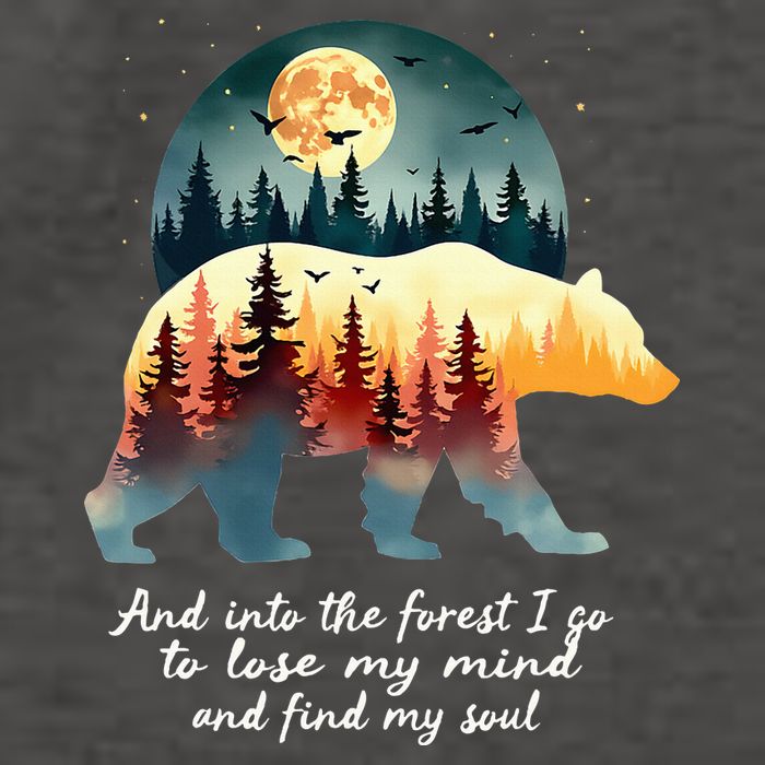 And Into The Forest I Go To Lose My Mind And Find My Soul Vector Backpack