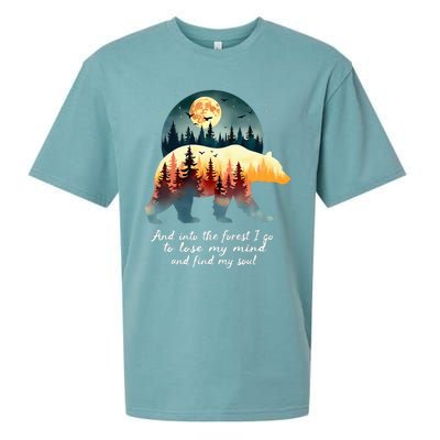 And Into The Forest I Go To Lose My Mind And Find My Soul Sueded Cloud Jersey T-Shirt