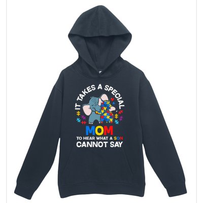 Autism It Takes A Special Mom Autistic Son Proud Autism Mom Urban Pullover Hoodie