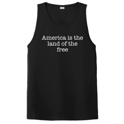 America Is The Land Of The Free Gift PosiCharge Competitor Tank