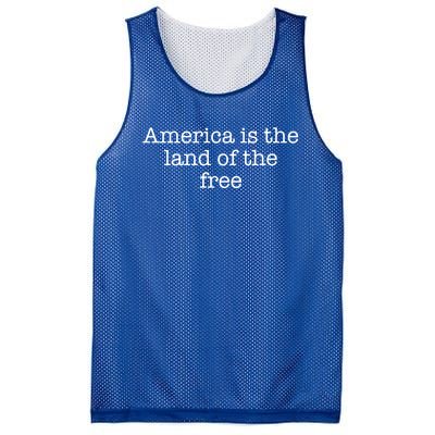 America Is The Land Of The Free Gift Mesh Reversible Basketball Jersey Tank