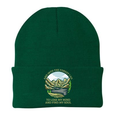 And Into The Forest I Go To Lose My Mind And Find My Soul Knit Cap Winter Beanie