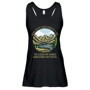 And Into The Forest I Go To Lose My Mind And Find My Soul Ladies Essential Flowy Tank