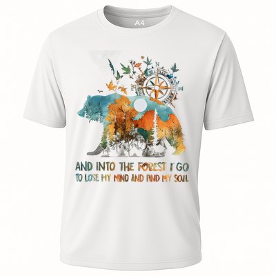 And Into The Forest I Go To Lose My Mind Camping Bear Performance Shirt